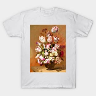 Floral Still Life by Hans Bollongier T-Shirt
